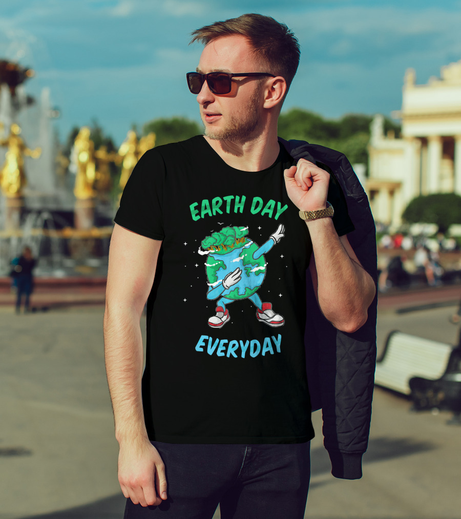 Earth Day Everyday Dabbing World Environ Planet Dance T-Shirt