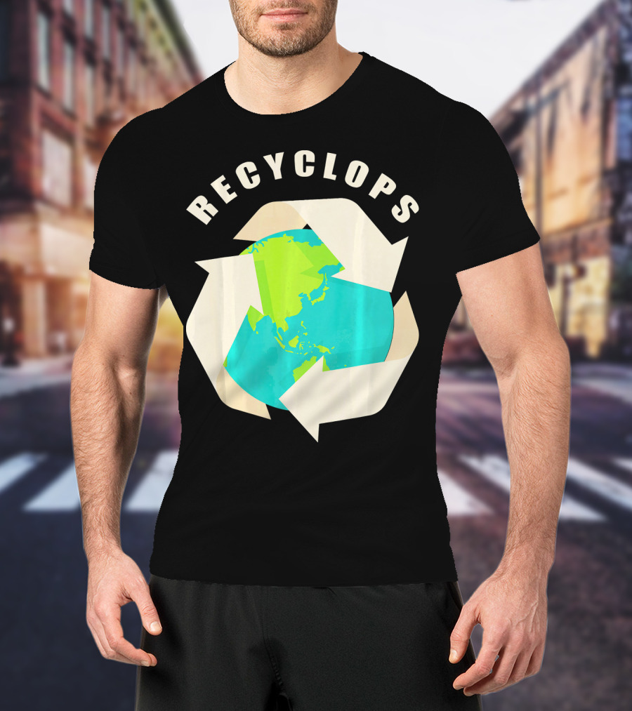 Recyclops Earth Day Recycling T-Shirt
