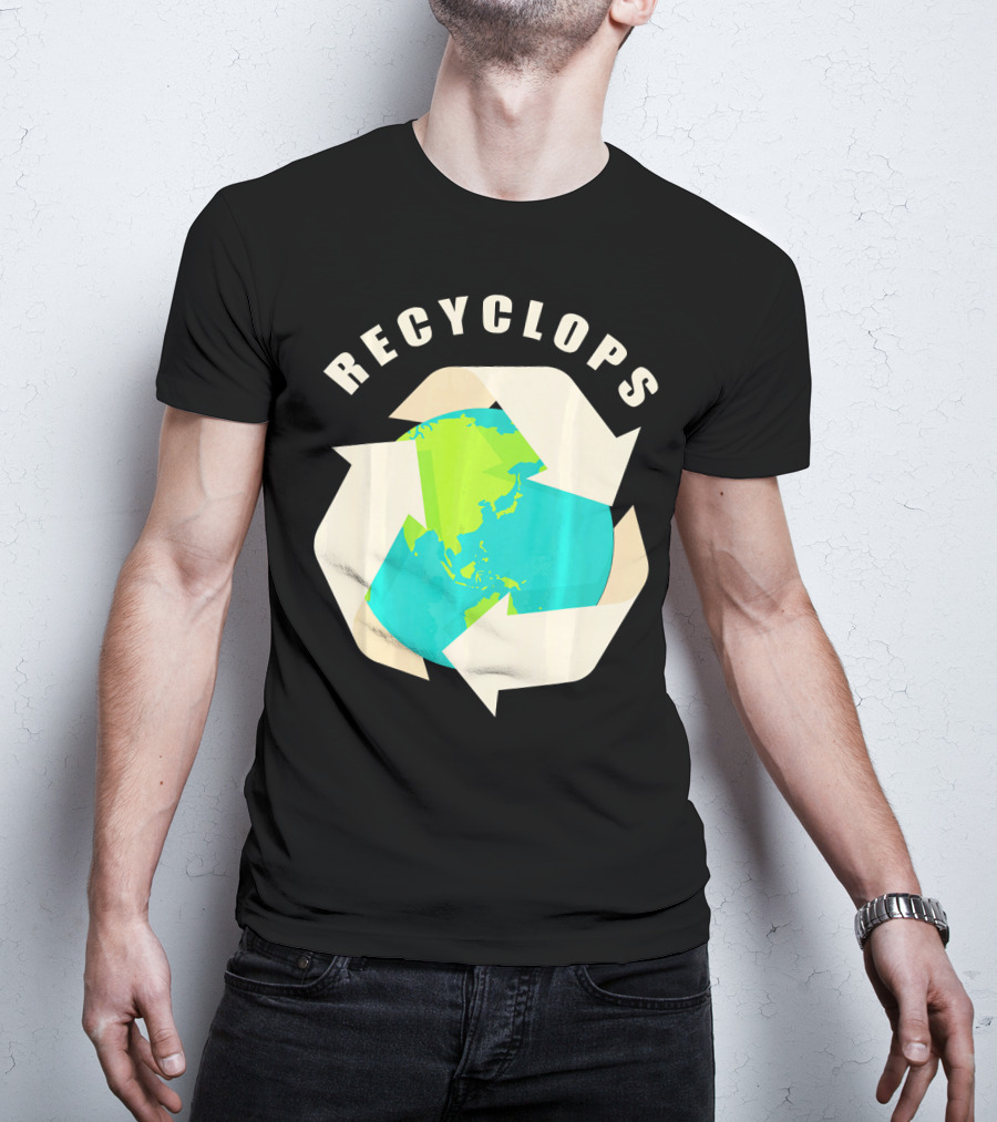 Recyclops Earth Day Recycling T-Shirt