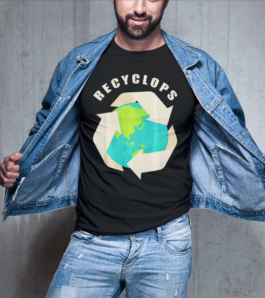 Recyclops Earth Day Recycling T-Shirt