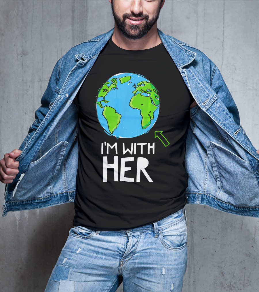 Science March I'm With Her Earth T-Shirt