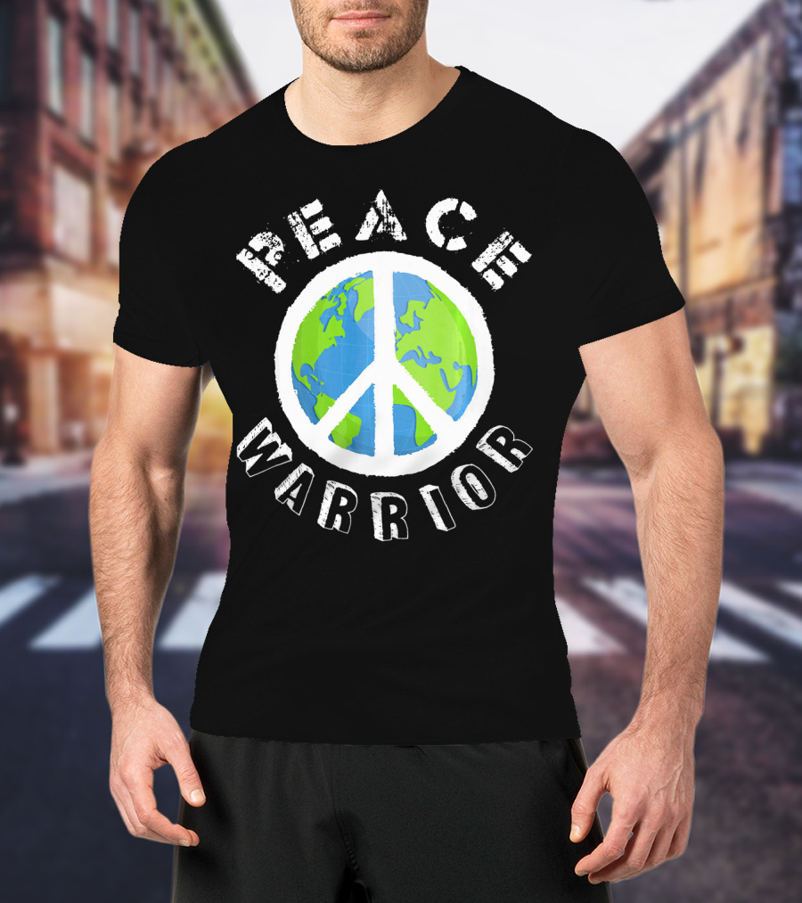 Peace Warrior Earth World Peace T-Shirt