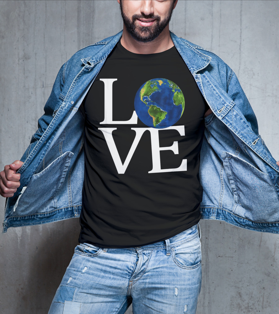 Love Earth Day Environmental Recycling Earth T-Shirt