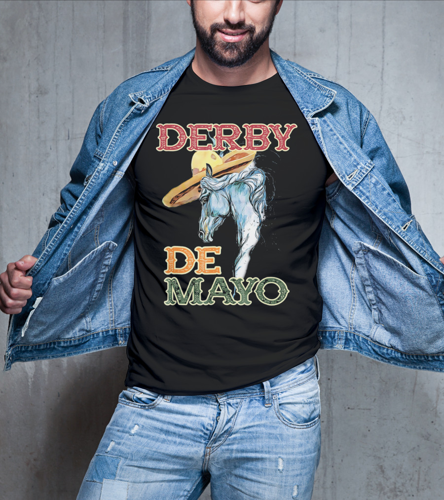Derby Sombrero De Mayo Horse T-Shirt