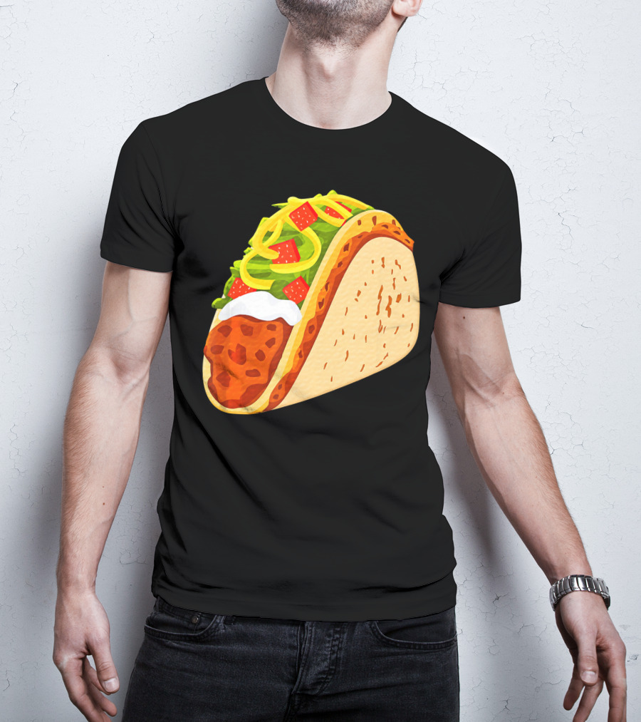 Yummy Taco Funny Mexican Food Lover Cinco T-Shirt