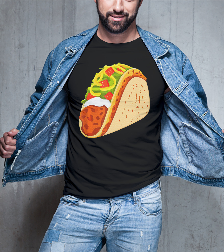 Yummy Taco Funny Mexican Food Lover Cinco T-Shirt