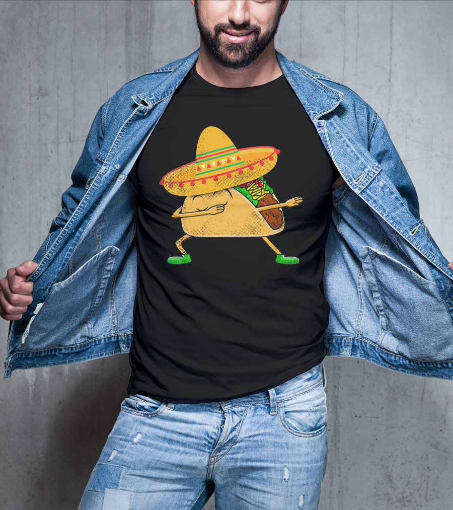 Mexican Sombrero Dabbing Taco T-Shirt