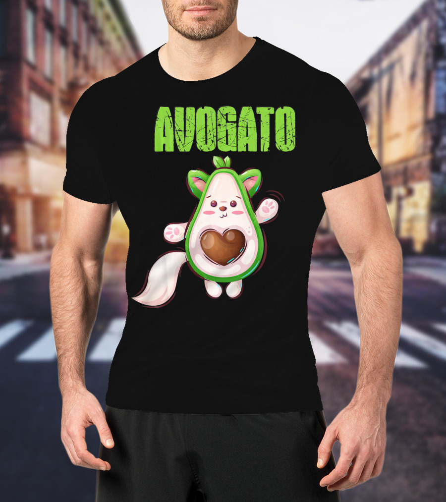 AVOGATO Cinco De Mayo Cat Avocado T-Shirt