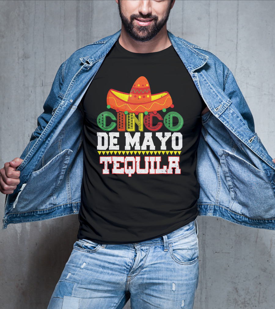 Cinco De Mayo Tequila Sombrero T-Shirt