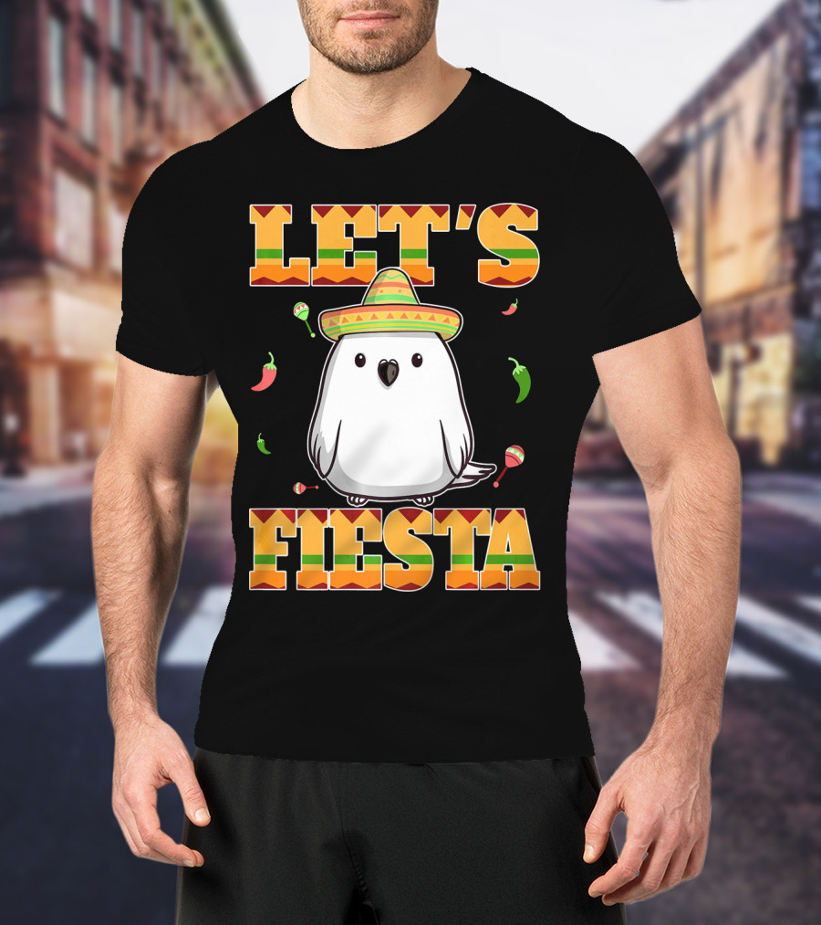 Let's Fiesta Bird Sombrero Cinco De Mayo Mexican T-Shirt