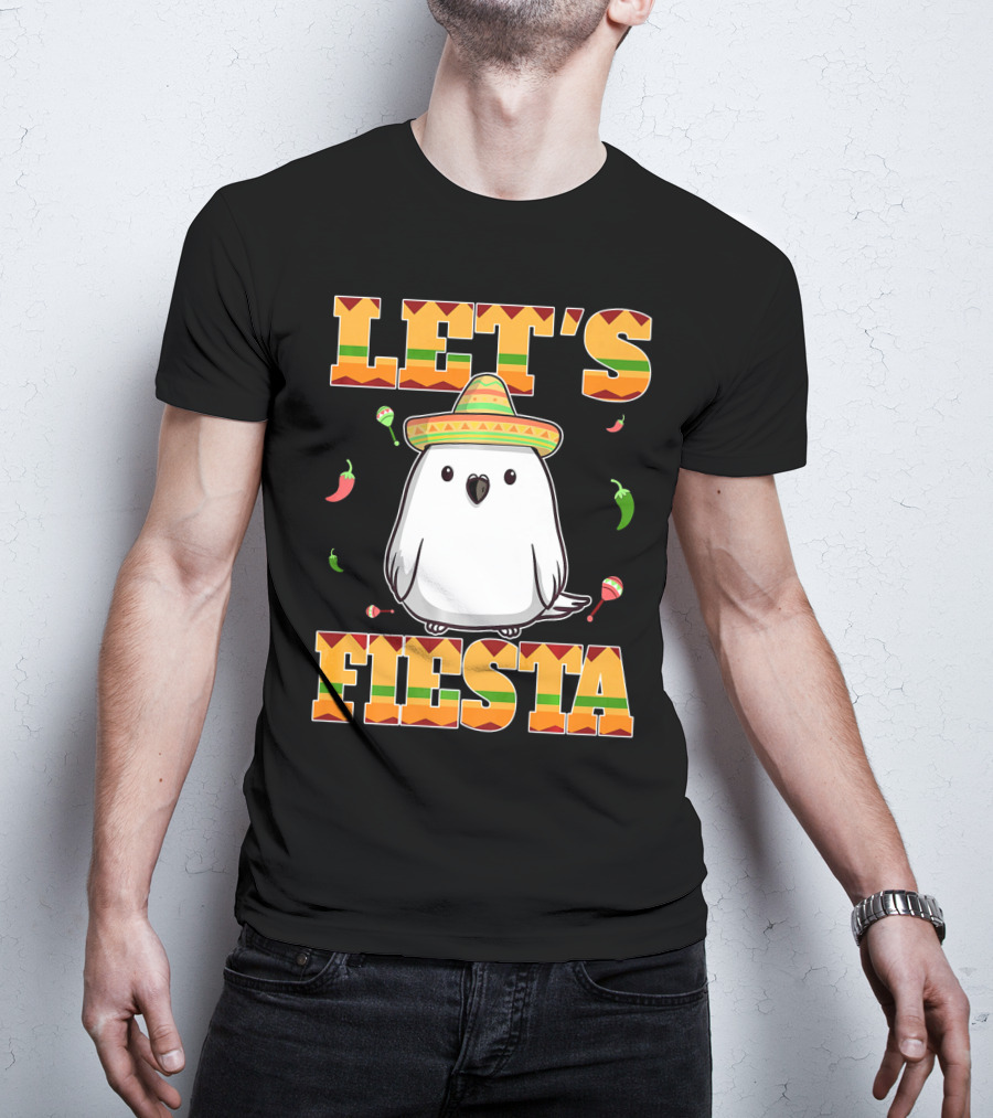 Let's Fiesta Bird Sombrero Cinco De Mayo Mexican T-Shirt