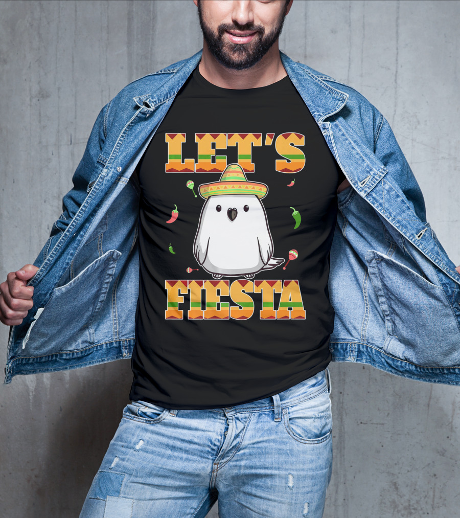 Let's Fiesta Bird Sombrero Cinco De Mayo Mexican T-Shirt
