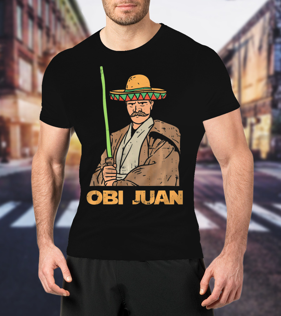 Obi Juan Mexican Sombrero Jedi T-Shirt