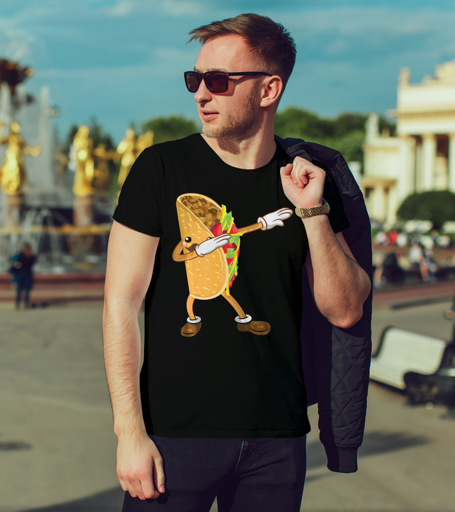 Dabbing Taco Dance Funny Cinco De Mayo T-Shirt