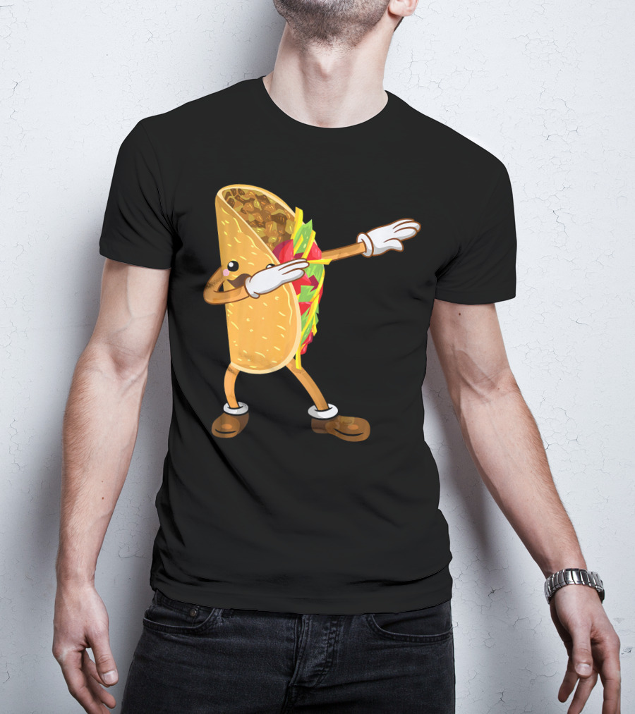 Dabbing Taco Dance Funny Cinco De Mayo T-Shirt