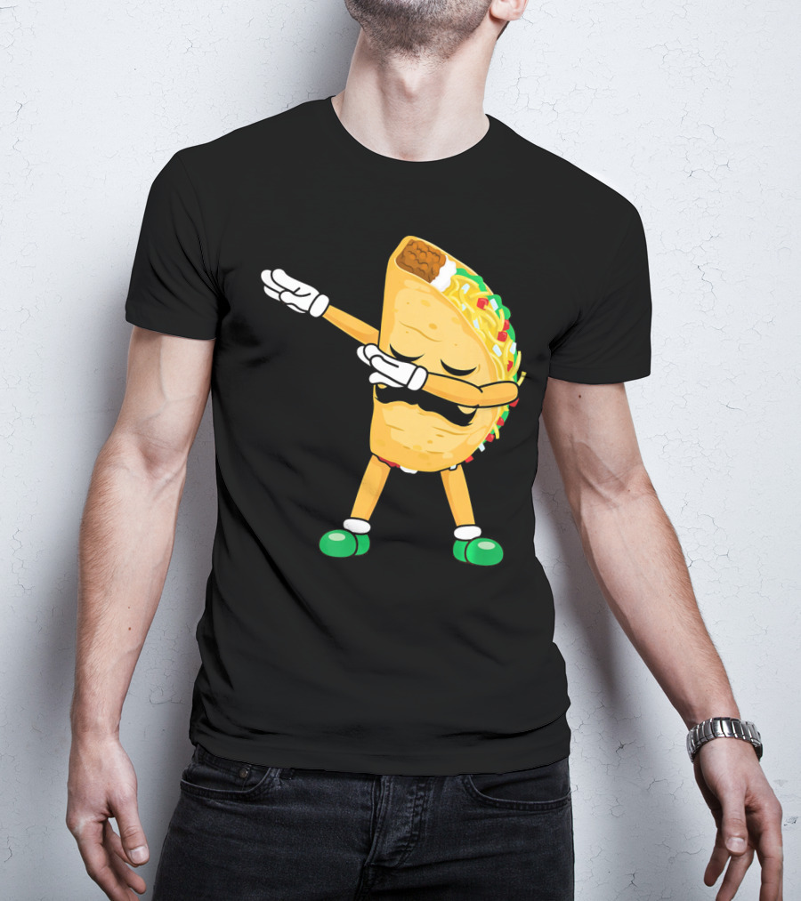 Dabbing Taco Mexican Cinco De Mayo Dab T-Shirt