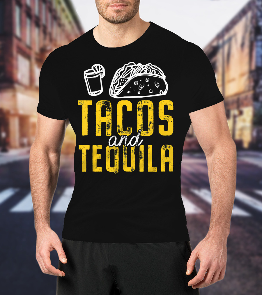 Tacos And Tequila Cinco De Mayo Taco Drink Fiesta T-Shirt