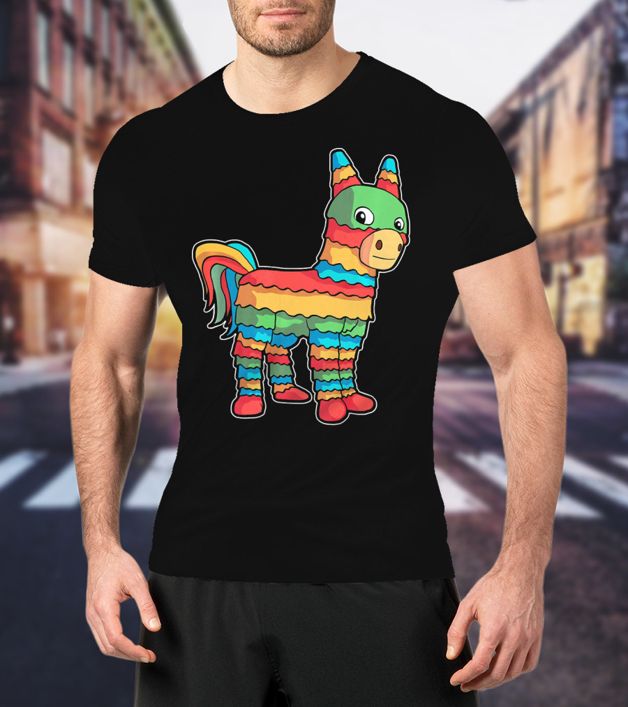 Funny Colorful Pinata I'd Had That Cinco De Mayo T-Shirt