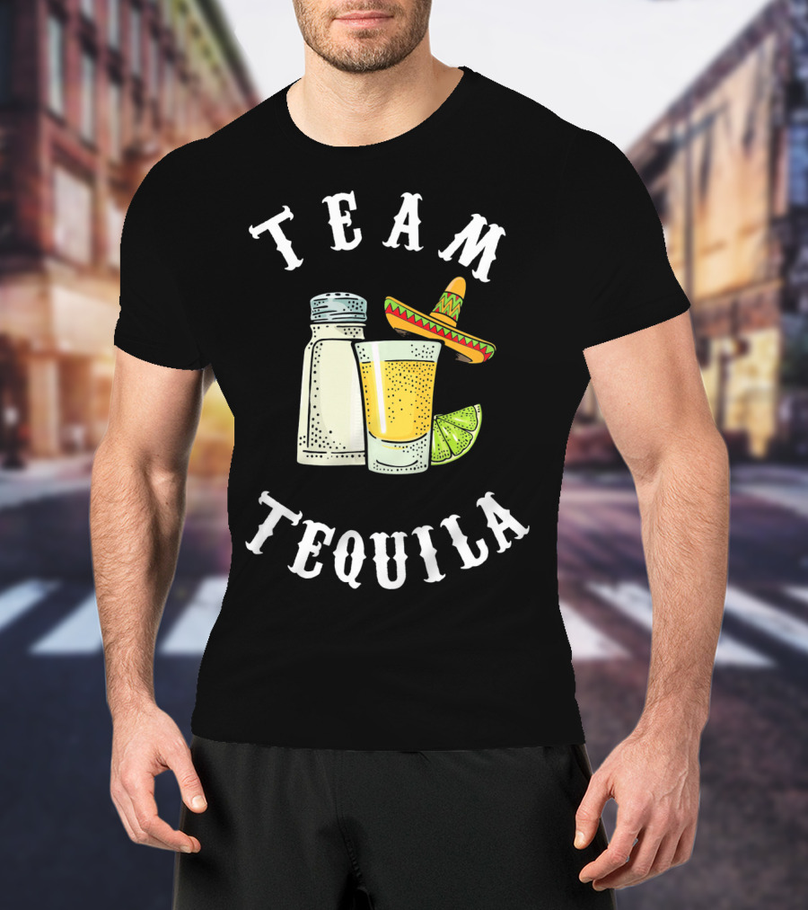 Team Tequila Salt Lime Sombrero Cinco Amigos T-Shirt