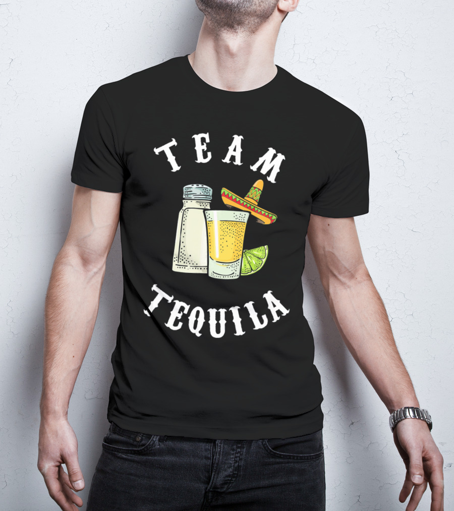 Team Tequila Salt Lime Sombrero Cinco Amigos T-Shirt