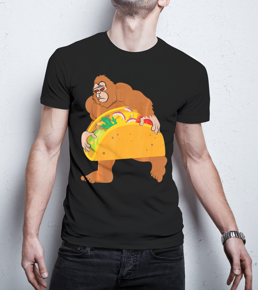 Bigfoot Taco Cinco De Mayo T-Shirt