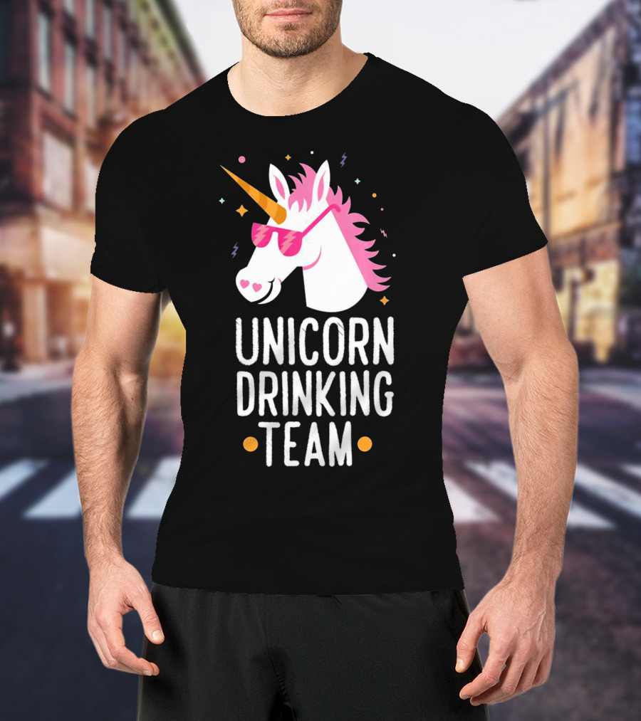 Unicorn Drinking Team Cinco De Mayo Celebration Fun Party Squad T-Shirt