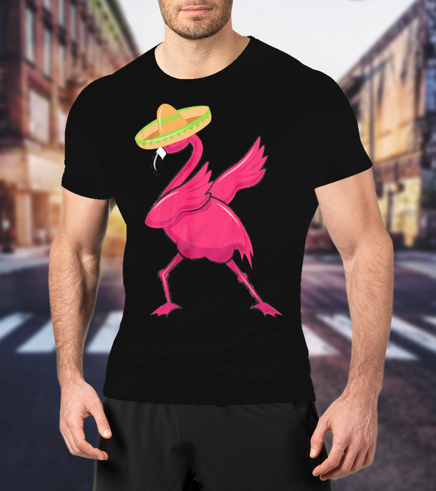 Flamingos De Mayo Cinco De Mayo Sombrero T-Shirt