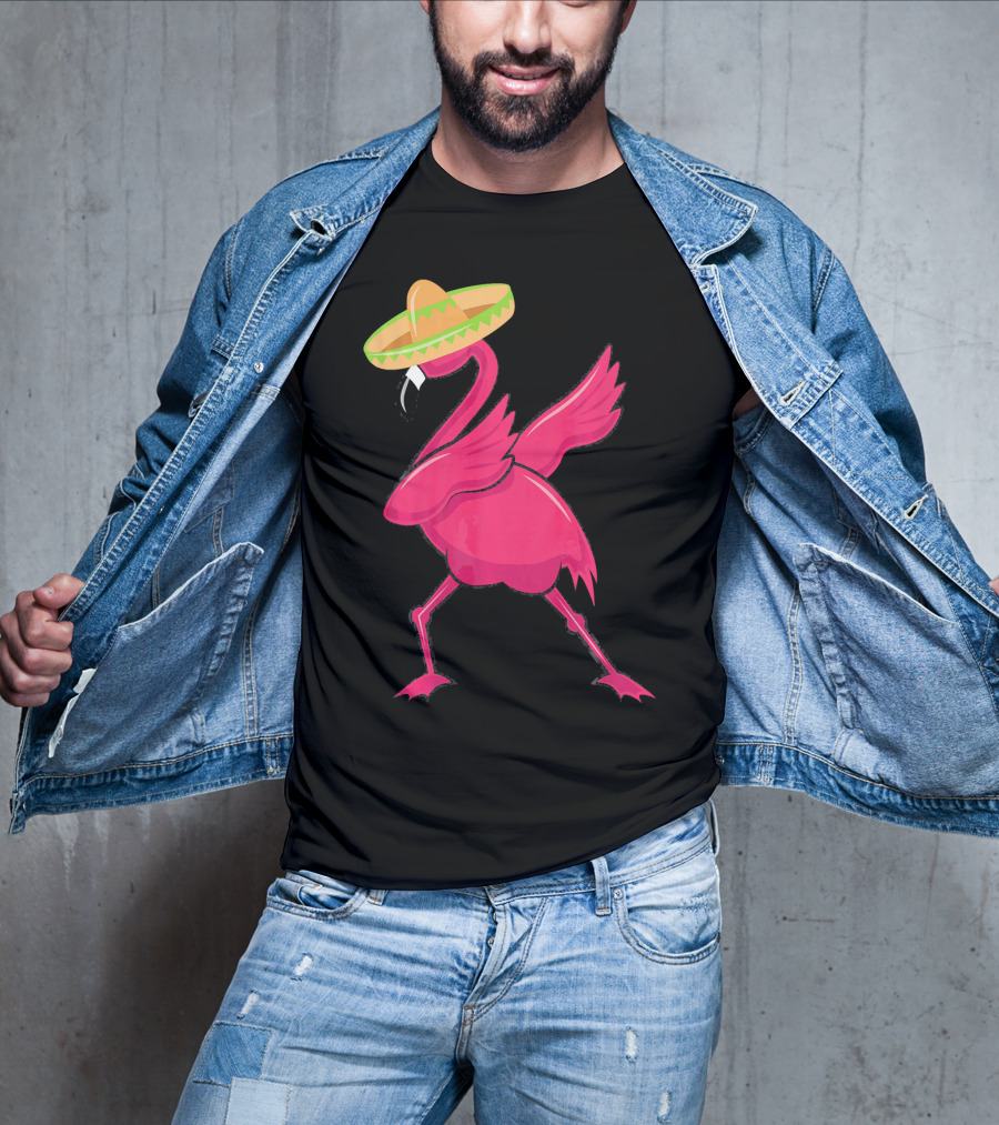 Flamingos De Mayo Cinco De Mayo Sombrero T-Shirt