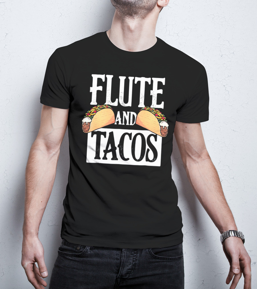Flute And Tacos Cinco De Mayo T-Shirt