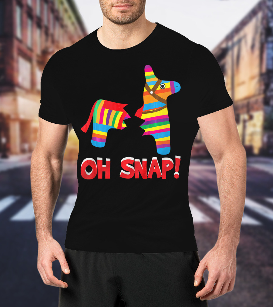 Broken Pinata Oh Snap Funny Cinco De Mayo T-Shirt