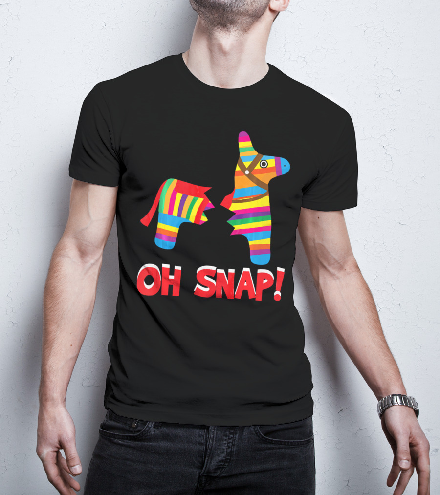 Broken Pinata Oh Snap Funny Cinco De Mayo T-Shirt