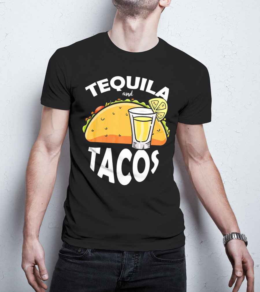 Tequila And Tacos Lime Cinco De Mayo Fiesta T-Shirt