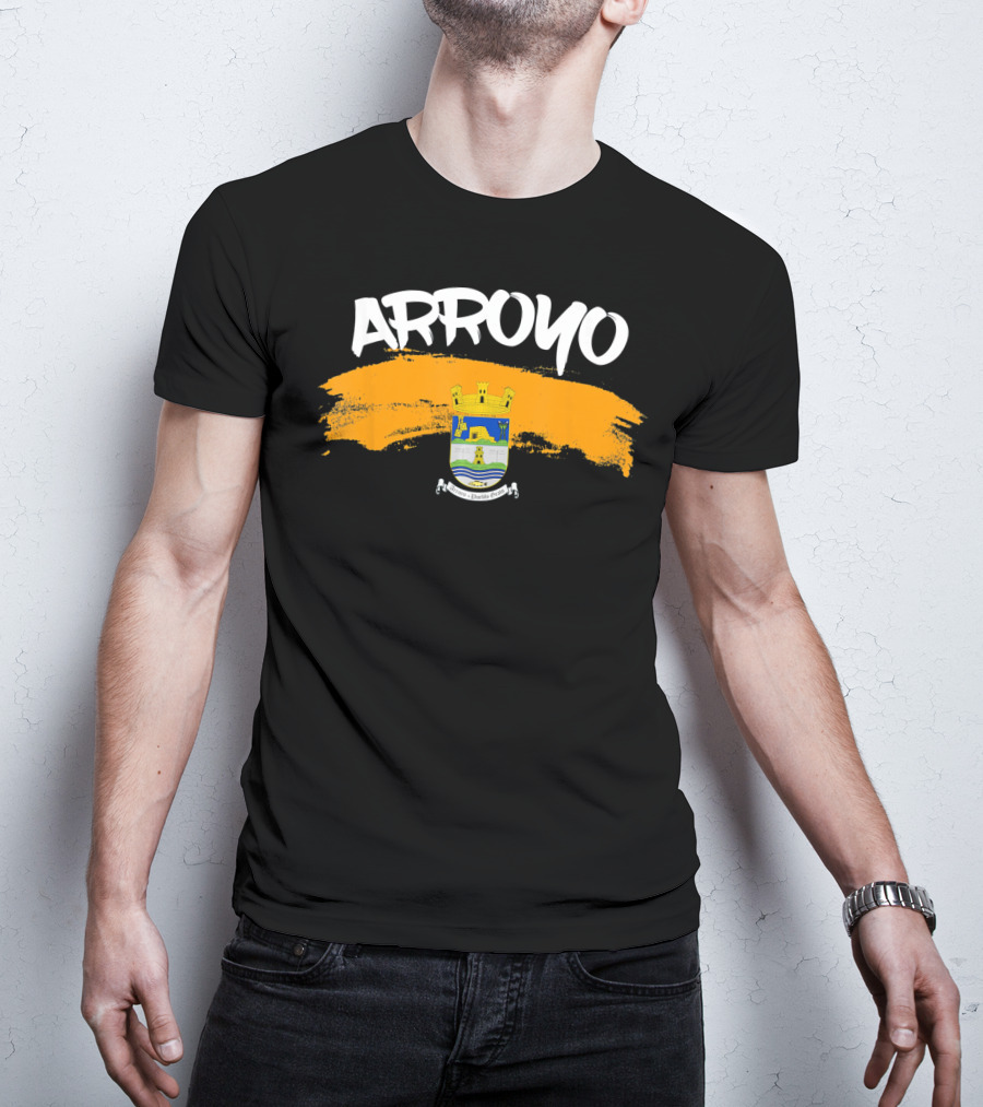 Arroyo Puerto Rico Crest Camisas De Puerto Rico Hecho En Arroyo T-Shirt