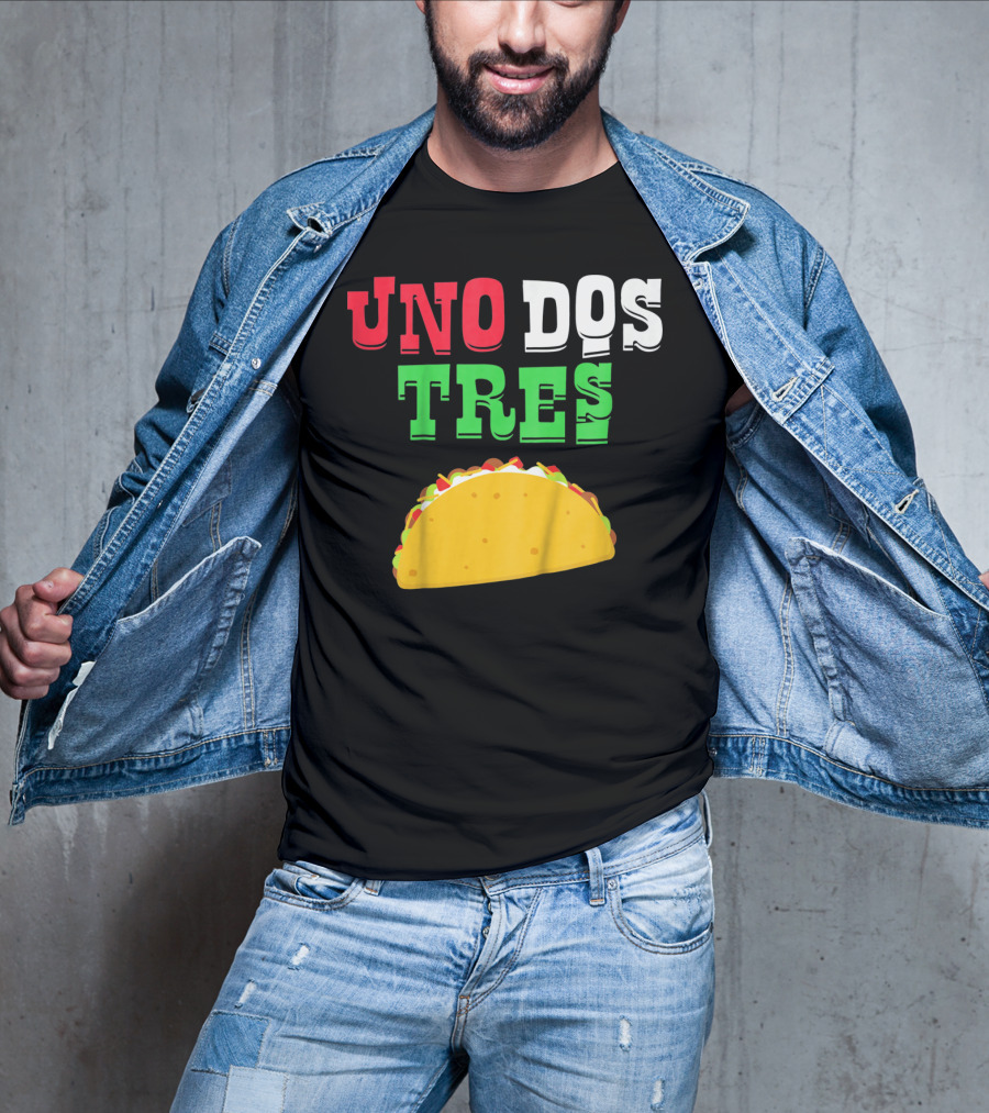 Uno Dos Tres Taco Kids Funny T-Shirt