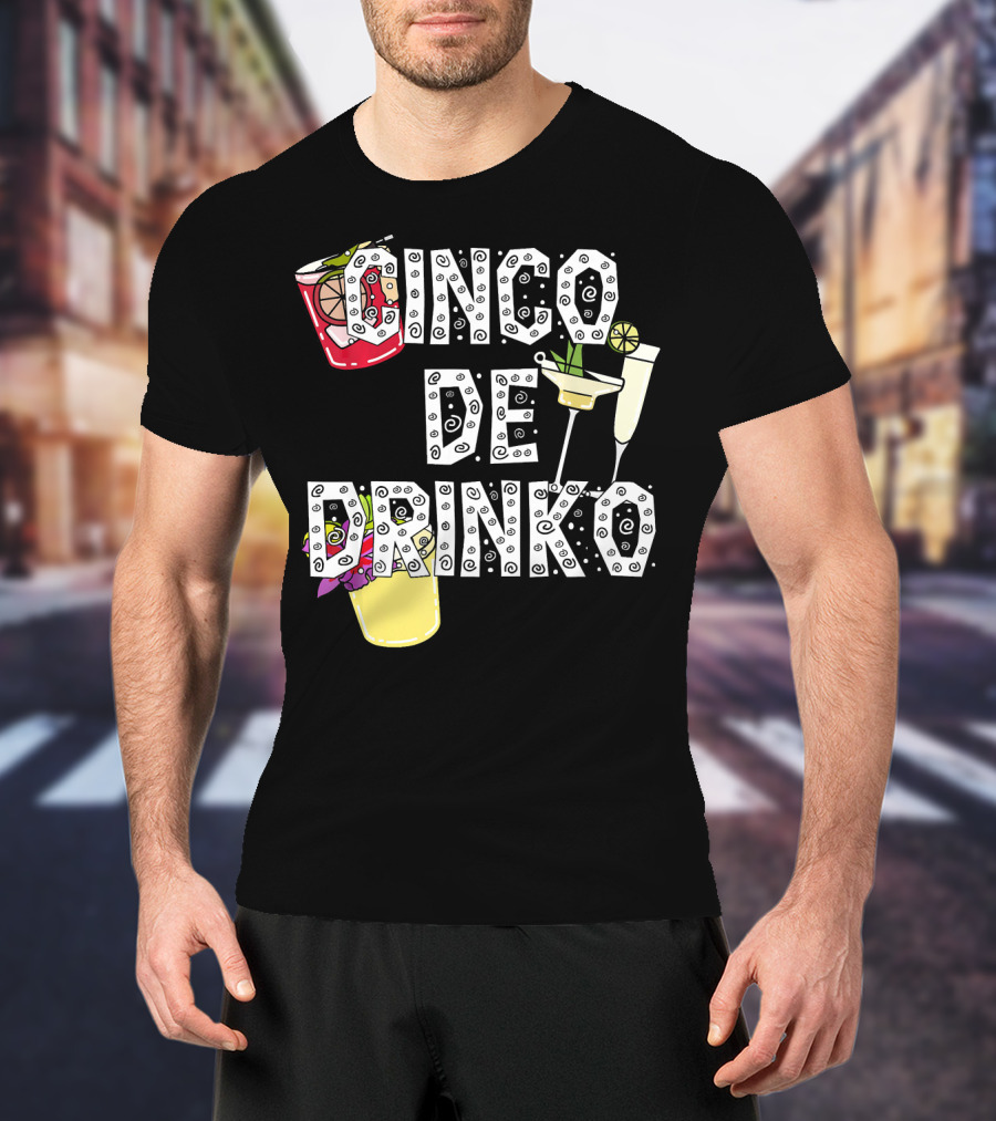 Cinco De Drinko Margarita Cocktail Beer Lover Cinco T-Shirt