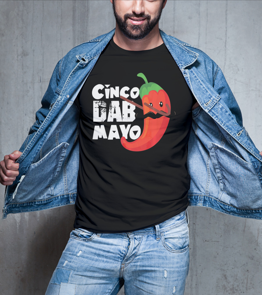 Cinco De Mayo Dab Pepper T-Shirt