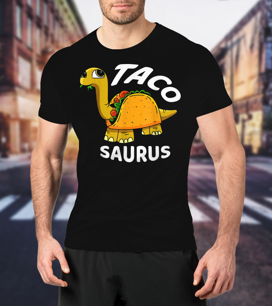 Tacosaurus Dinosaur Humor Cinco De Mayo T-Shirt
