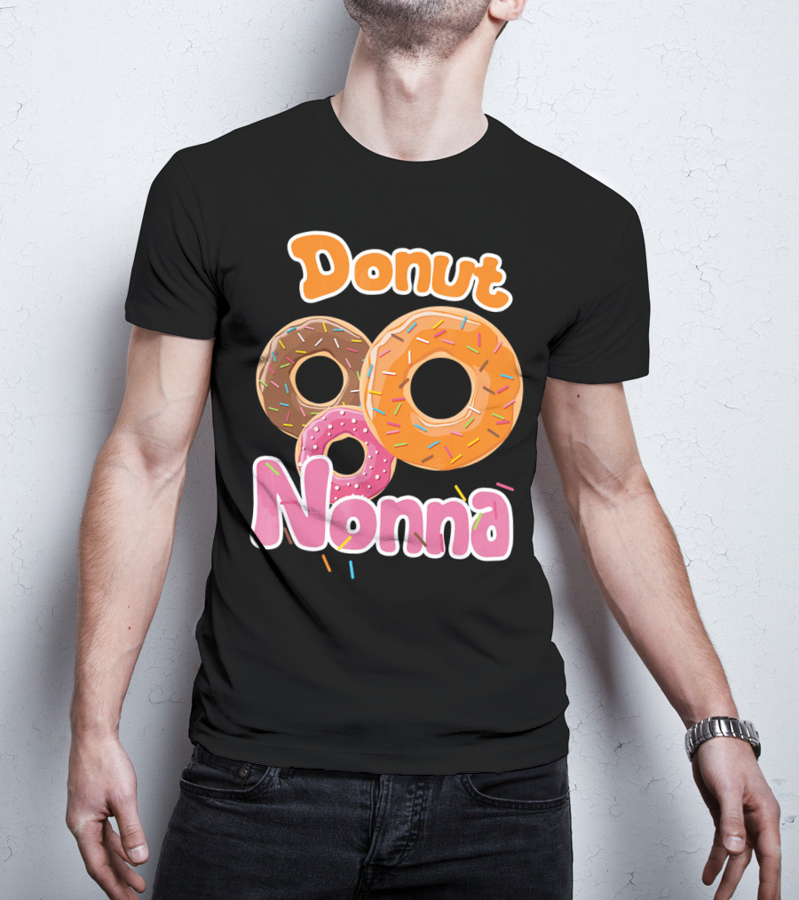 Donut Nonna Colorful Sprinkled Doughnuts T-Shirt