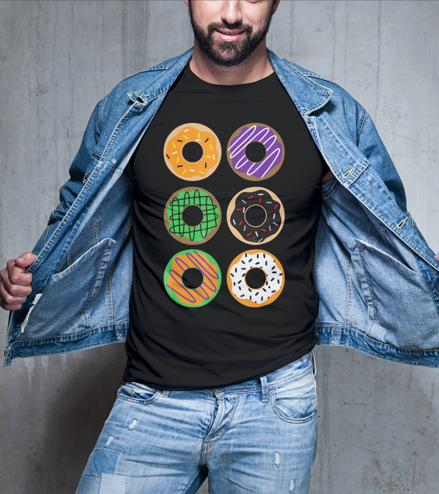 Halloween Donuts Festive Treats With Colorful Icing And Sprinkles T-Shirt