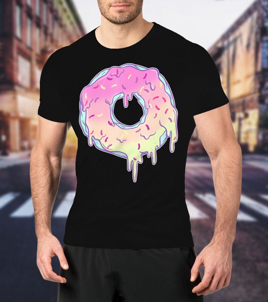 Dripping Pastel Donut Aesthetic Got T-Shirt