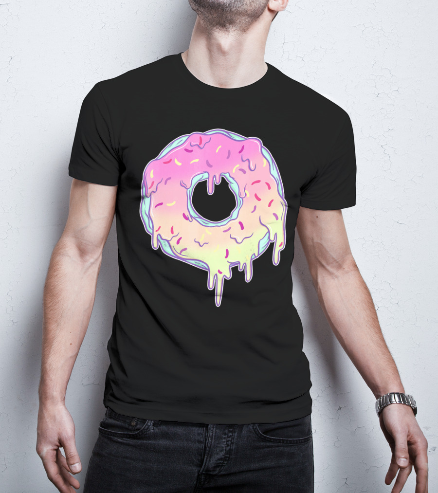 Dripping Pastel Donut Aesthetic Got T-Shirt