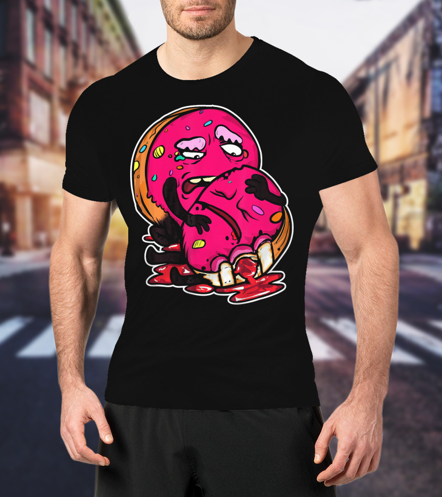 Funny Donut Dark Humor Eating Another Donut T-Shirt