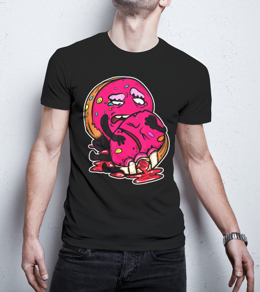 Funny Donut Dark Humor Eating Another Donut T-Shirt