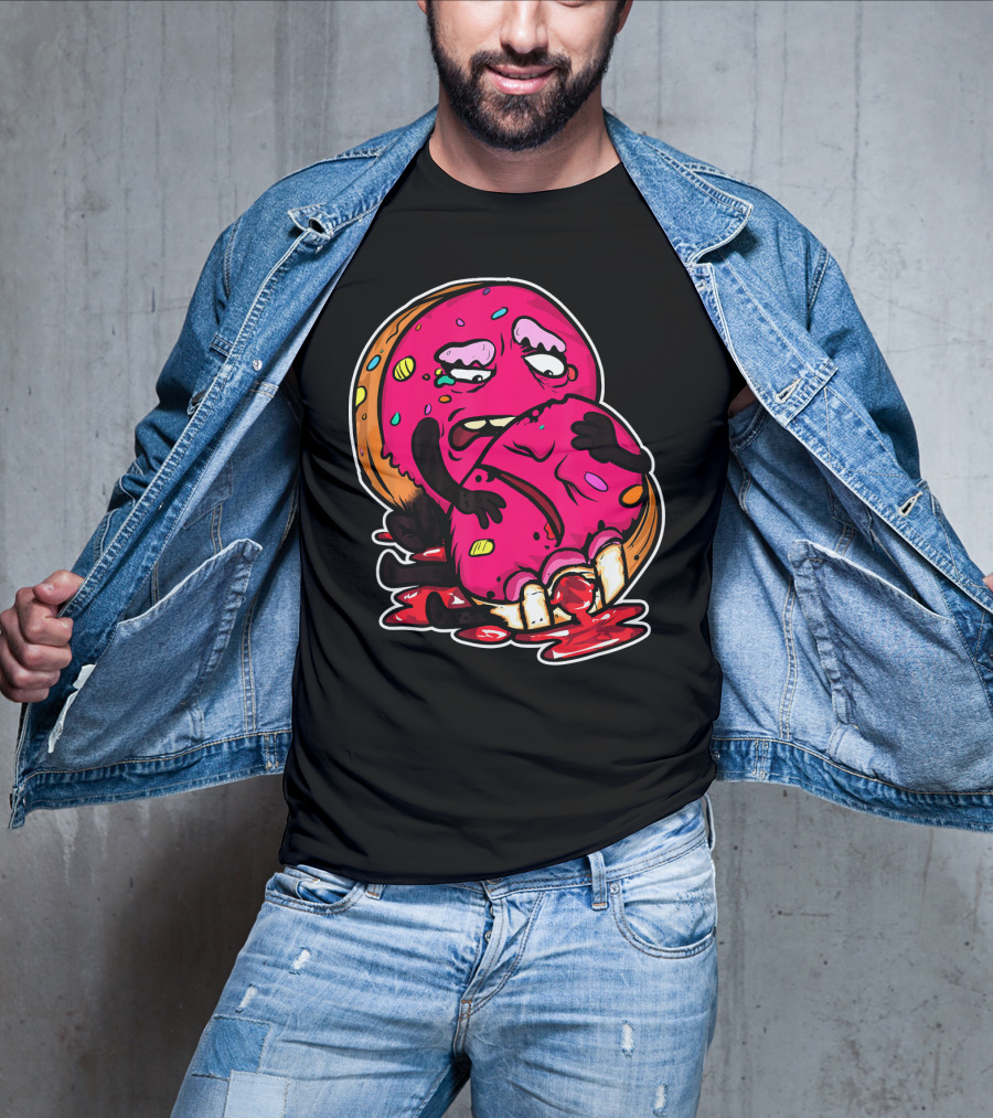 Funny Donut Dark Humor Eating Another Donut T-Shirt