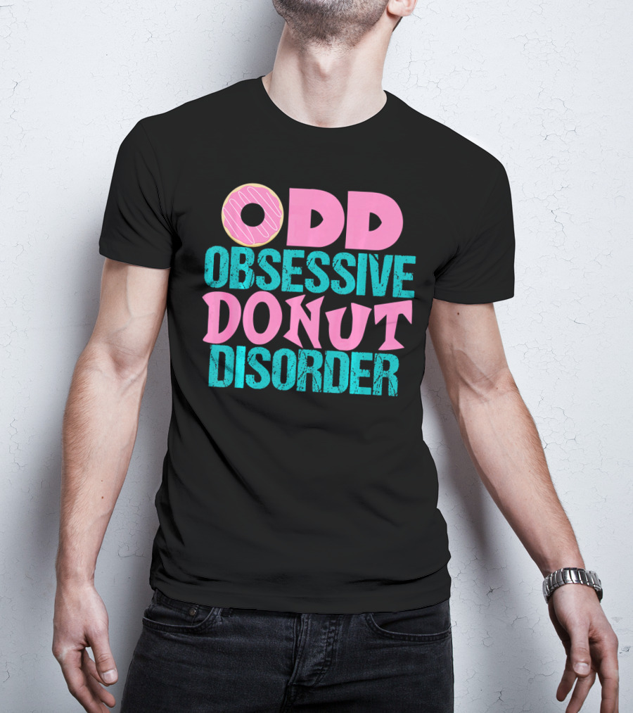 ODD Obsessive Donut Disorder Pink Icing T-Shirt
