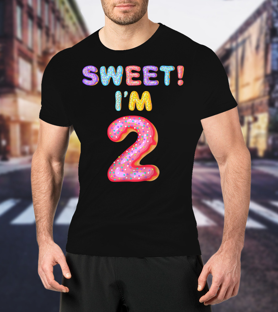 Sweet I'm 2 Kids 2nd Birthday T-Shirt