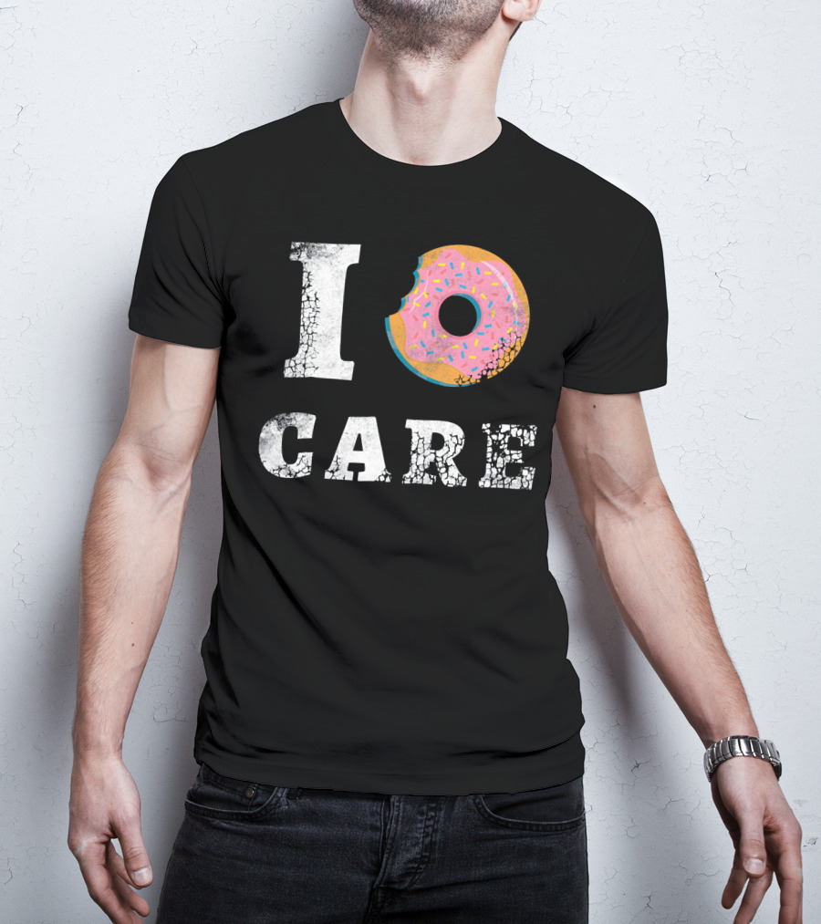 I Donut Care Love Donuts Food Sprinkles Bite T-Shirt