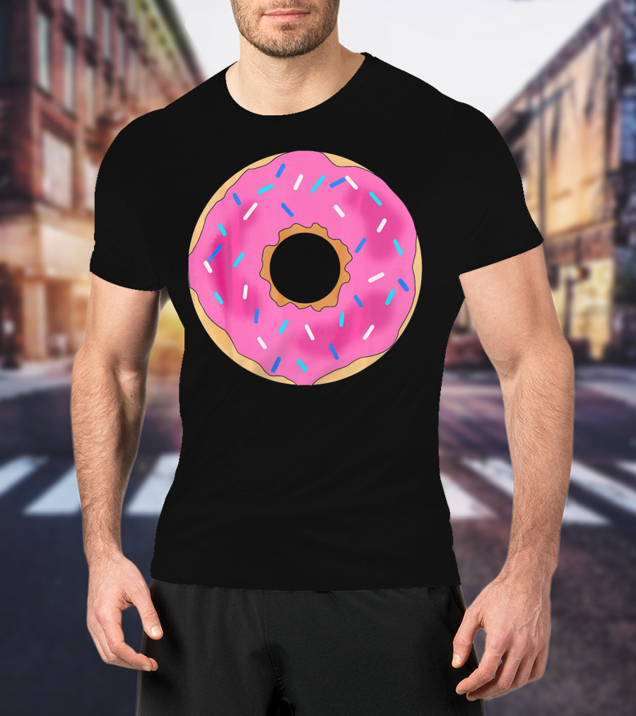 Donut Girls Tod Pink Frosted Sprinkles T-Shirt