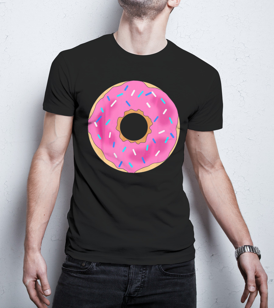 Donut Girls Tod Pink Frosted Sprinkles T-Shirt