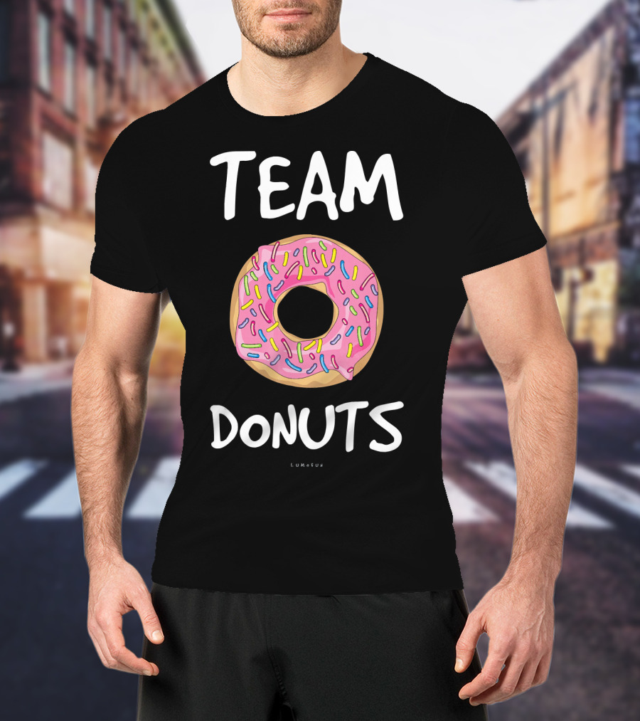Team Donuts Funny Lumaliux T-Shirt